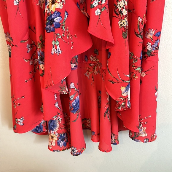 Soprano Red Floral Maxi Dress - Picture 4 of 9